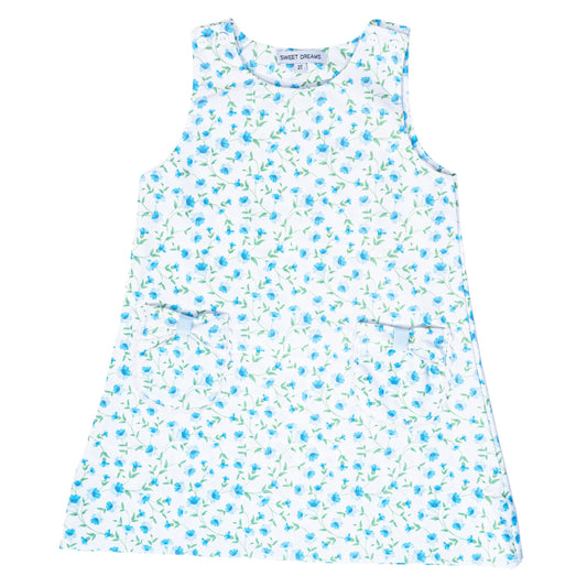 Glory Blue Floral Print Dress